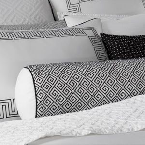 Hotel Collection Greek Key decorative pillow. NWT!